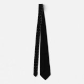 Cravate Motif de chat noir (Dos)