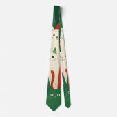 Cravate Motif de chats de Noël mignons – Chat de vacances  (Devant)