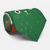 Cravate Motif de chats de Noël mignons – Chat de vacances  (Roulé)