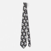 Cravate Motif de cheval en carrelage cool (Devant)