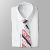 Cravate Motif de Chevaux de Galloping Gris (Attaché)