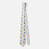 Cravate Motif de chien mignon et amusant (Devant)