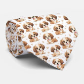 Cravate Motif de chiot (Roulé)