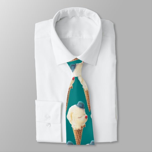 Cravate Motif de chiot à crème glacée (Attaché)