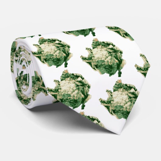 Cravate Motif de chou-fleur réutilisable (Roulé)