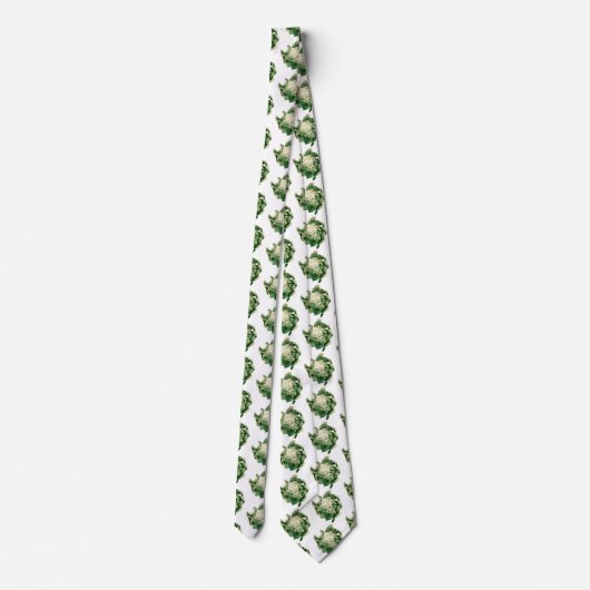 Cravate Motif de chou-fleur réutilisable (Dos)