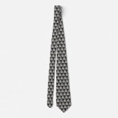 Cravate Motif de Chouette blanche (Dos)
