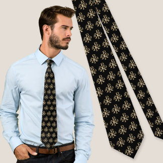 Cravate Motif de christogramme Chi Rho