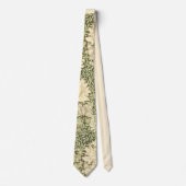 Cravate Motif de Chrysanthemum (par William Morris) (Devant)