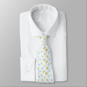 Cravate Motif de citron agrume coquette (Attaché)