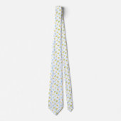Cravate Motif de citron agrume coquette (Devant)