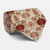 Cravate Motif de citrouille de style boho (Roulé)