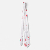 Cravate Motif de coeur 33 (Dos)