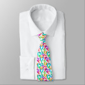Cravate Motif de coeurs colorés (Attaché)