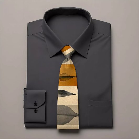 Cravate Motif de conception abstraite chic