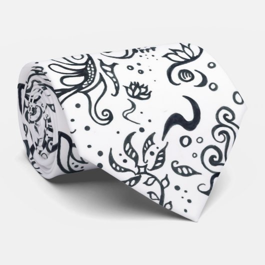 Cravate Motif de conceptions de tribal (Roulé)