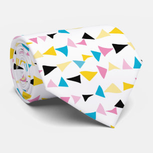 Cravate Motif de confettis géométriques modernes