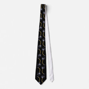 Cravate motif de connexion de neurone