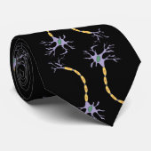 Cravate motif de connexion neurone (Roulé)