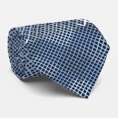 Cravate Motif de contrôle diagonale 2tones.bx4x4 DBlue BG (Roulé)