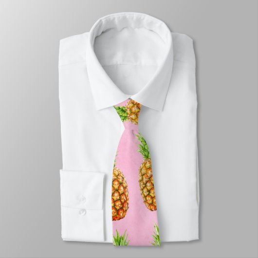 Cravate Motif de cool d'ananas (Attaché)