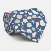 Cravate motif de coquillages (Roulé)