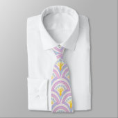 Cravate Motif de coquille de couleur pastel (Attaché)