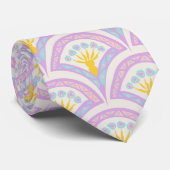Cravate Motif de coquille de couleur pastel (Roulé)
