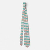 Cravate Motif de corail côtier d'été (Dos)