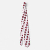 Cravate Motif de Corne rouge (Dos)