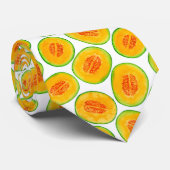 Cravate motif de couleur d'aquarelles Melon (Roulé)