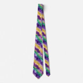 Cravate Motif de couleur Mardi Gras (Devant)