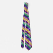 Cravate Motif de couleur Mardi Gras (Dos)