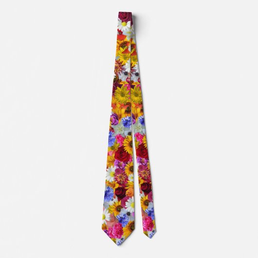 CRAVATE MOTIF DE COULEURS DIFFÉRENTES (Devant)