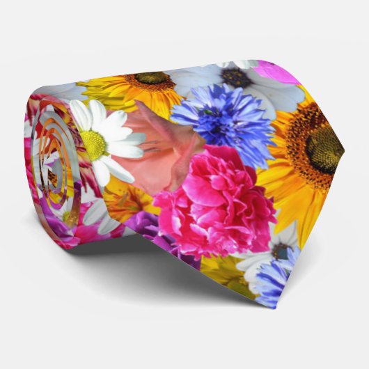 CRAVATE MOTIF DE COULEURS DIFFÉRENTES (Roulé)