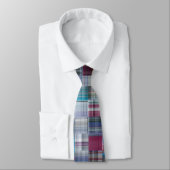 Cravate Motif de courtepointe inhabituel des Carrés de tar (Attaché)