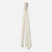 Cravate Motif de crème atomique moderne du milieu du siècl (Dos)