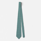 Cravate motif de cristaux de neige (Devant)