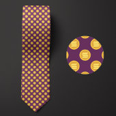 Cravate Motif de cryptomonnaie de pièce d'or Solana