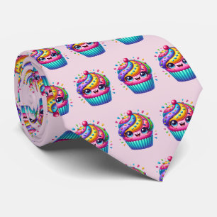 Cravate Motif de cupcake en carrelage Fun Bakery