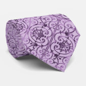 Cravate Motif de défilement Lilac (Roulé)