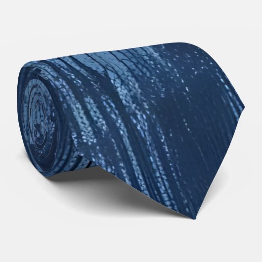 Cravate Motif de Denim tissé (Roulé)