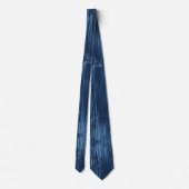Cravate Motif de Denim tissé (Dos)