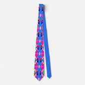 Cravate Motif de design afrocentrique coloré (Devant)