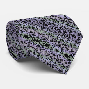 Cravate Motif de dessin pastel doux de vigne rampante feui