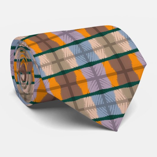 Cravate Motif de détection miroir empilable (Roulé)