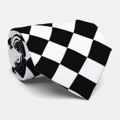 Cravate Motif de diamant (Roulé)