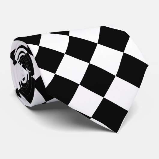 Cravate Motif de diamant (Roulé)