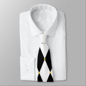 Cravate Motif de diamant de harlequin (Attaché)