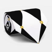 Cravate Motif de diamant de harlequin (Roulé)